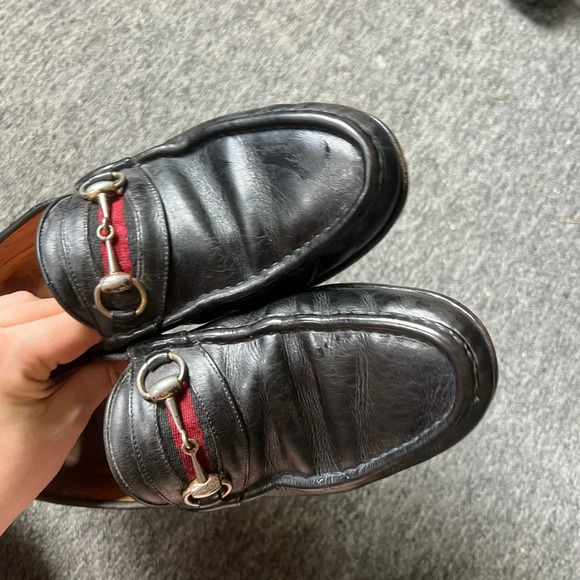Vintage Gucci Horsebit Loafers, size 42 - Picture 5 of 11